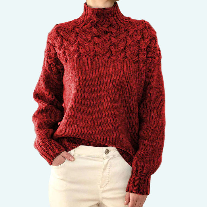 Farrah - Eleganter Strickpullover Mit Rollkragen