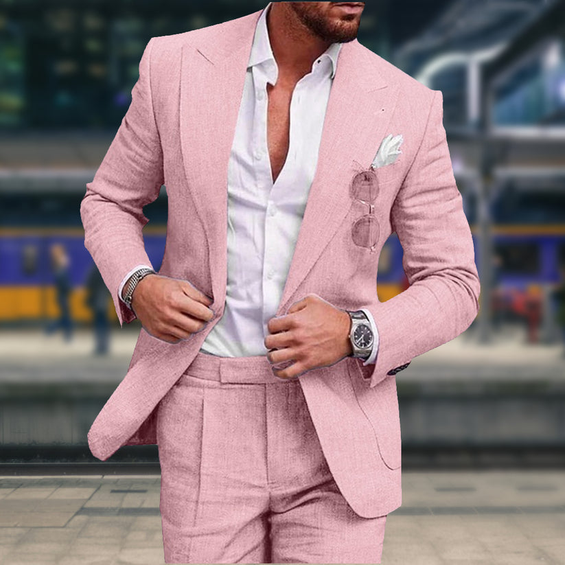 Hilmar - Eleganter Schmale Passform Anzug
