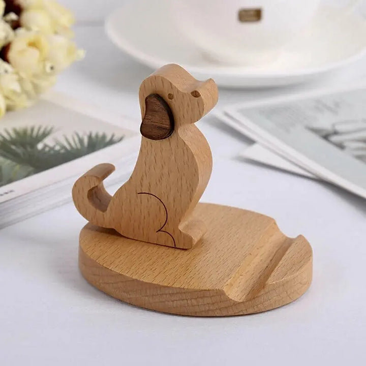 Woodstand – Handgefertigter Handyhalter aus Holz