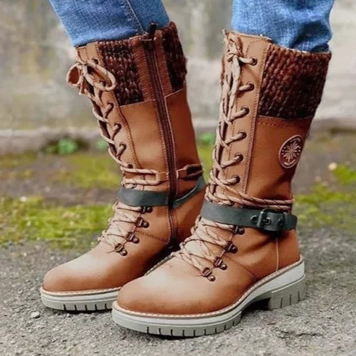Carolina – Seitlichem Reißverschluss Twist-Stiefel