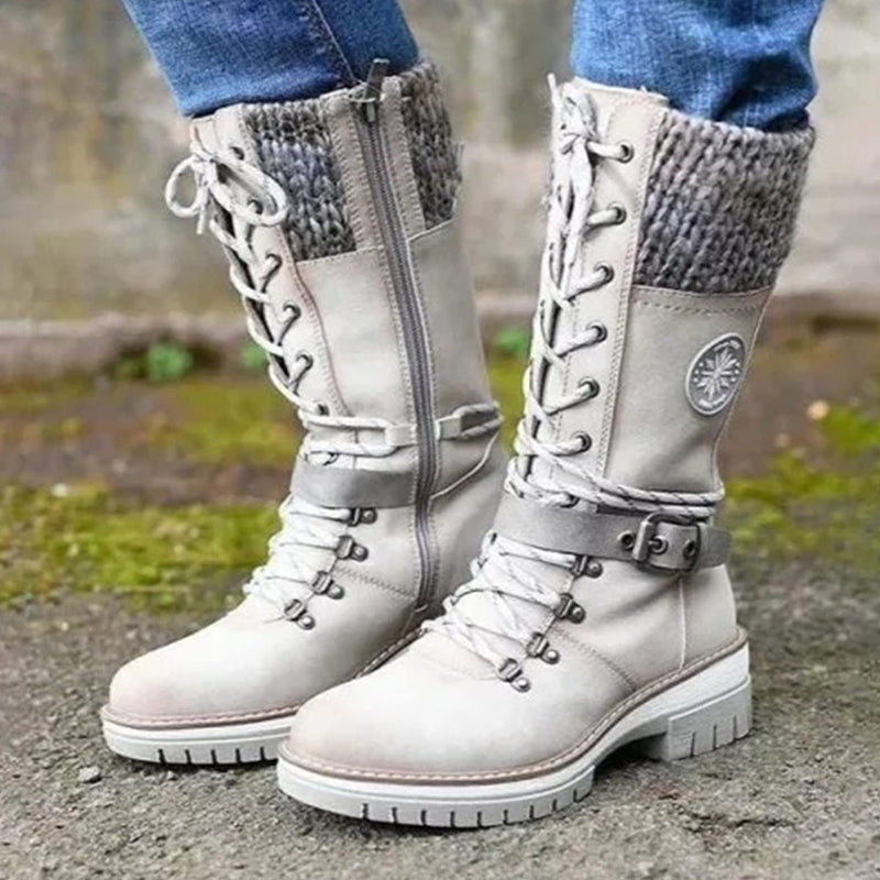 Carolina – Seitlichem Reißverschluss Twist-Stiefel