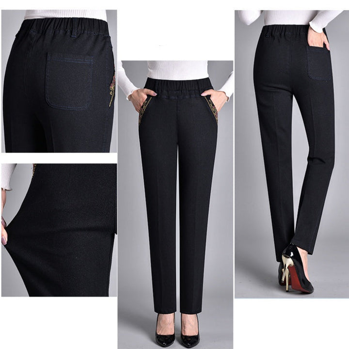 Loretie – Jeans Mit Seitentaschen Und Elastischem Bund
