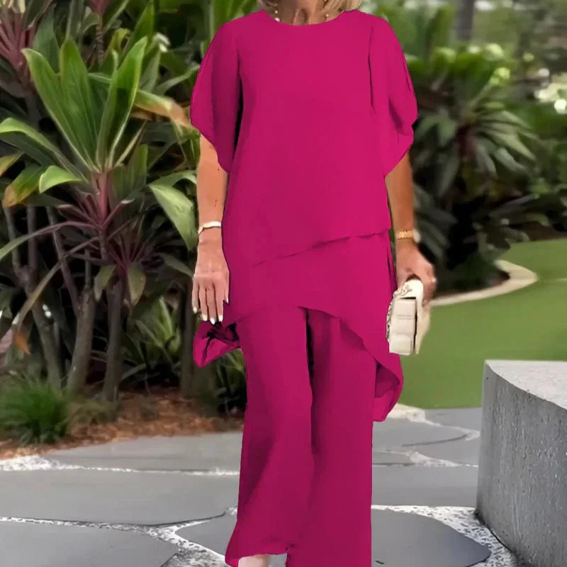 Lianah – Bluse Mit Weit Geschnittener Hose