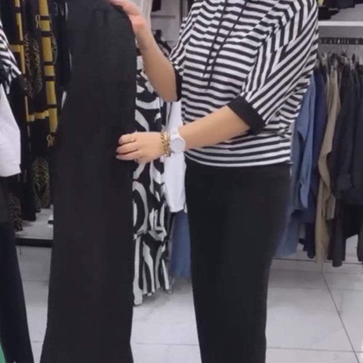 Dwiska – Set Aus Gestreiftem Oberteil Und Einfarbiger Hose