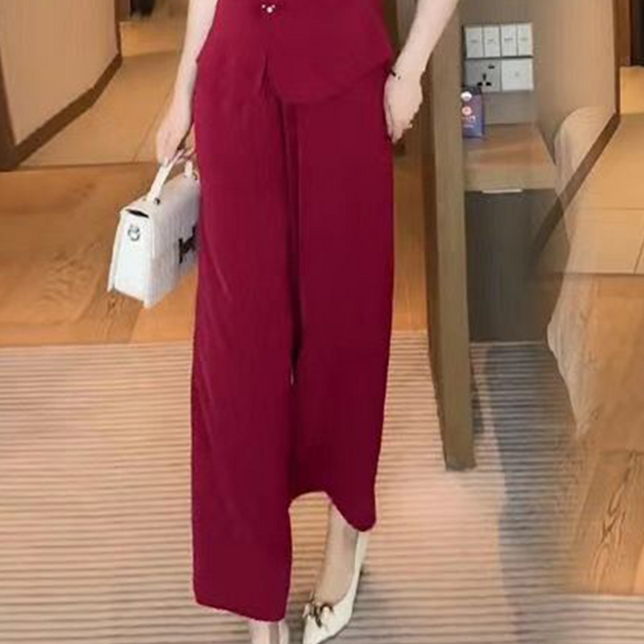 Eseniya - Eleganter Zweiteiler Mit Kurzen Ärmeln