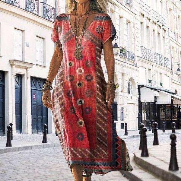 Lovisa - Kurzärmeliges Kleid Mit Drucken