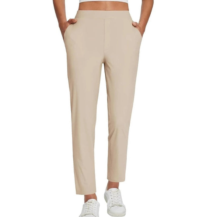 Zaryn - Stretch Hose Mit Hoher Taille Und Tasche