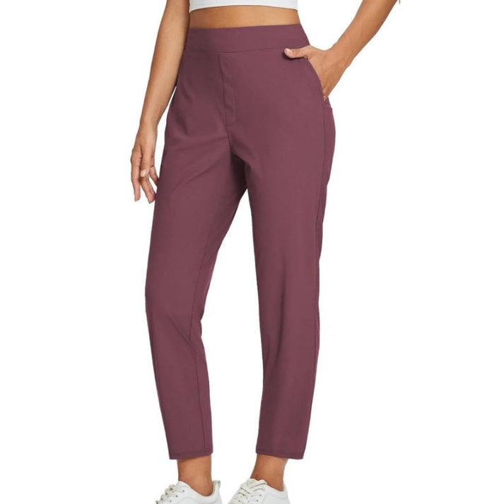 Zaryn - Stretch Hose Mit Hoher Taille Und Tasche