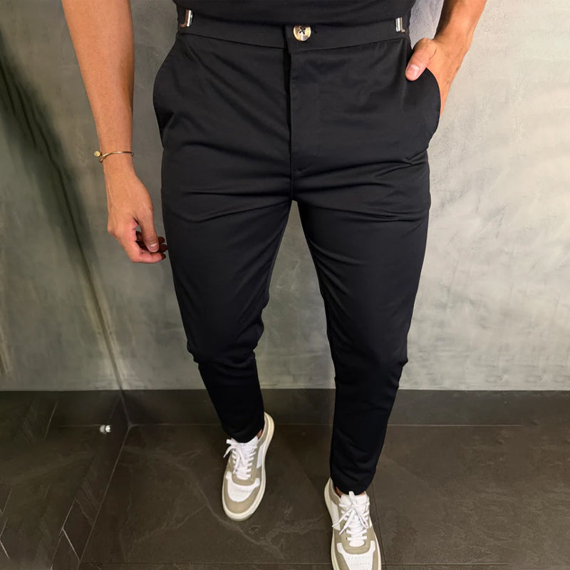 Zulfiandi – Elegante Schmale Stretch Hose