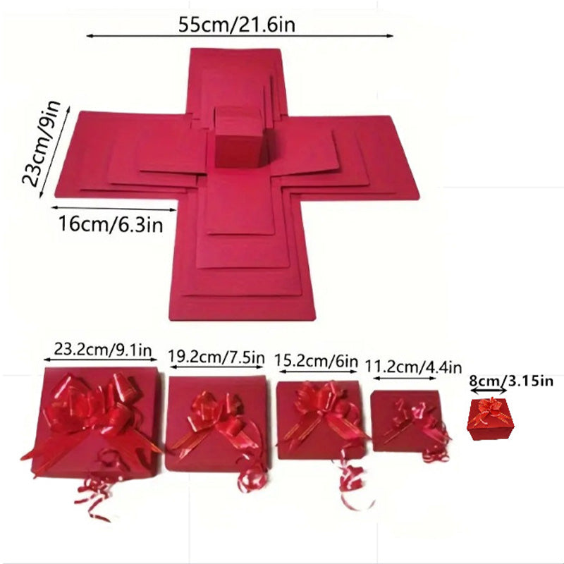 MagicUnfold – Überraschungs Explosionen Geschenk Kasten Set