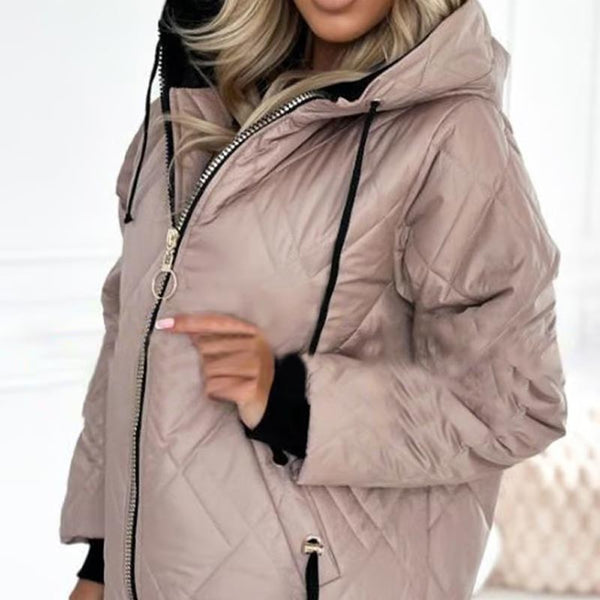 Andisa – Winterjacke Mit Reißverschluss Und Kapuze