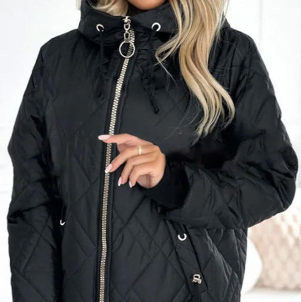Andisa – Winterjacke Mit Reißverschluss Und Kapuze