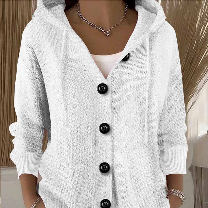 Kumari - Langärmelige Strickjacke Mit Knöpfen