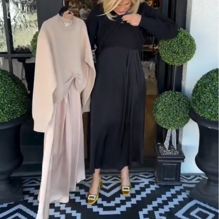 Lilee – Top Mit Gedrehtem Knoten Und Maxikleid