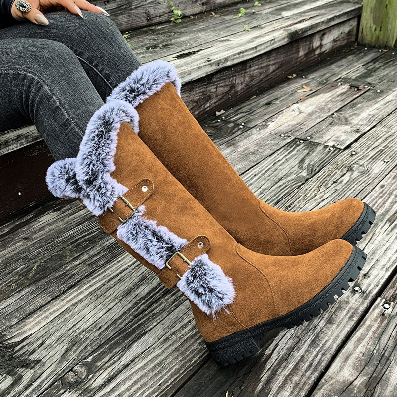 Zooey - Elegante Rutschfeste Schneestiefel