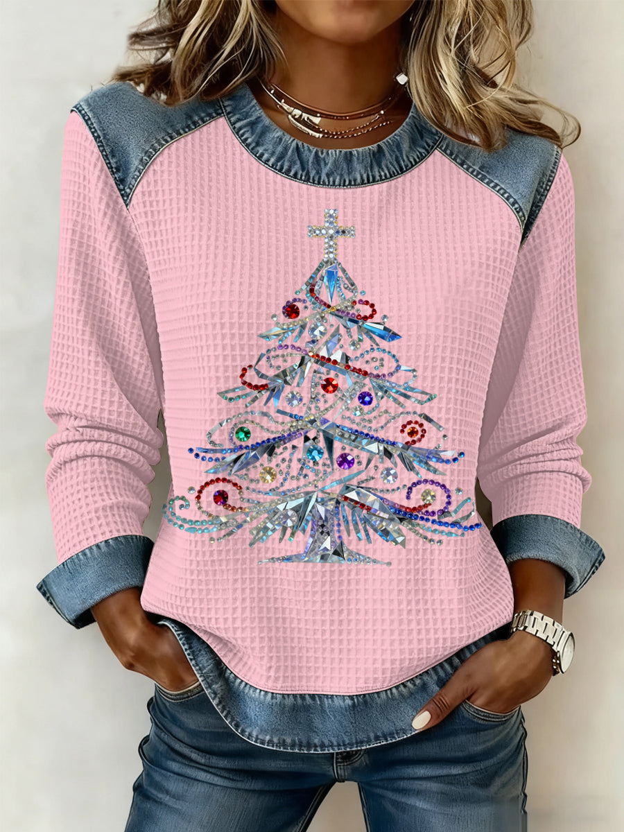 Ygritte – Weihnachts Pullover Mit Waffelmuster
