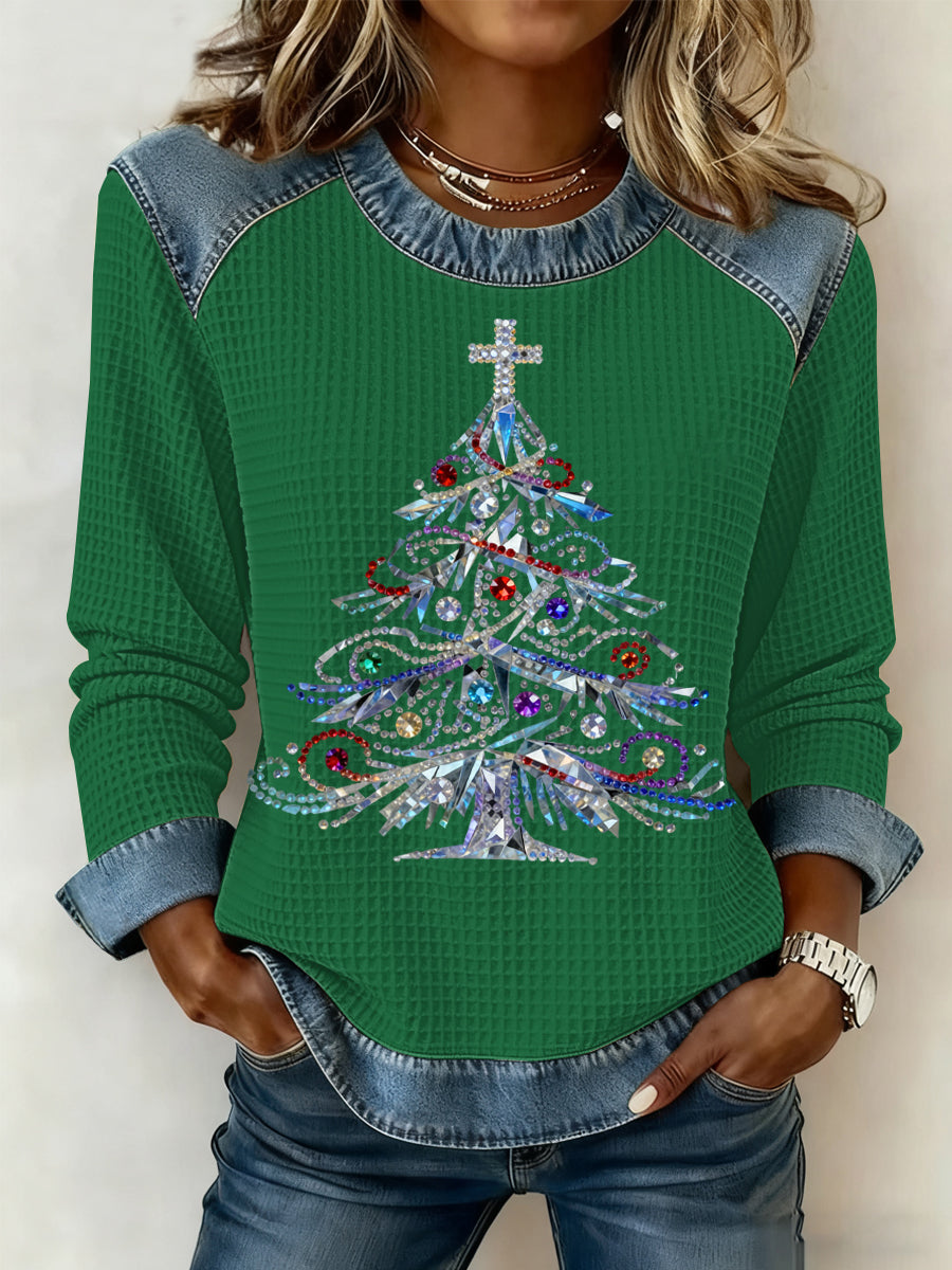 Ygritte – Weihnachts Pullover Mit Waffelmuster