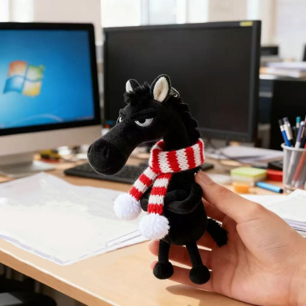 TinyHorse – Handgefertigtes Weiches Handpuppenspielzeug