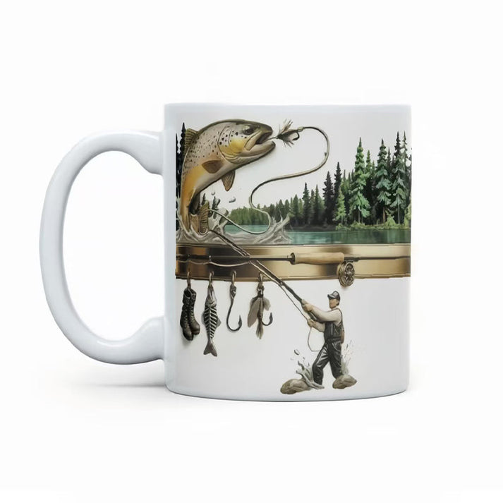 TackleMug – Kaffeetasse mit Angelmotiv