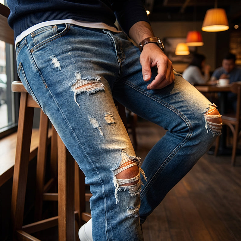 Kuzma - Stylische Röhrenjeans im Used Schau