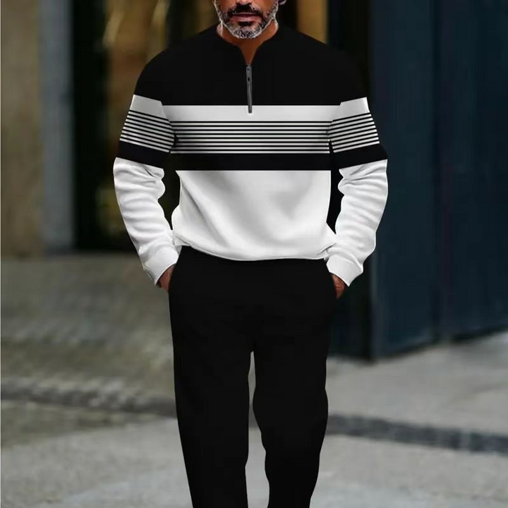 Mclerran – Set Aus Pullover Und Hose Mit Grafischem Print