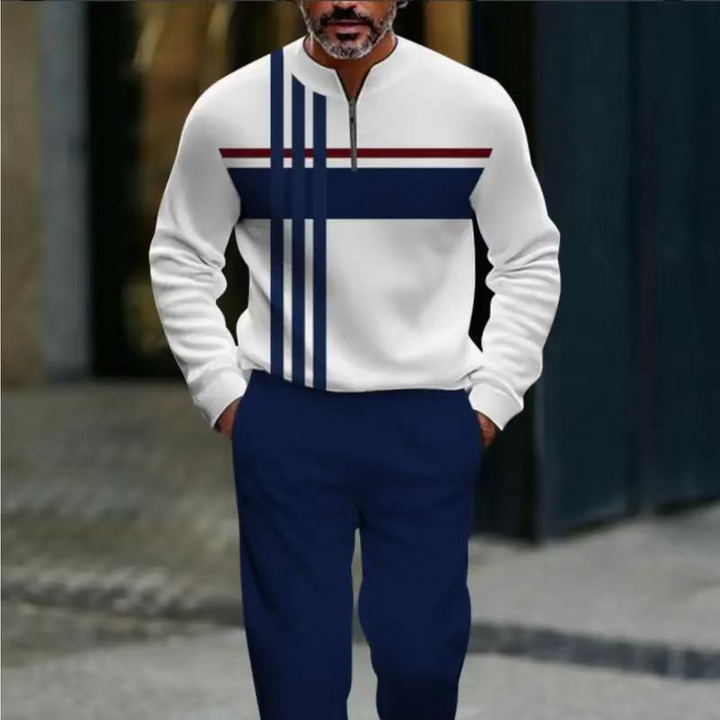 Mclerran – Set Aus Pullover Und Hose Mit Grafischem Print