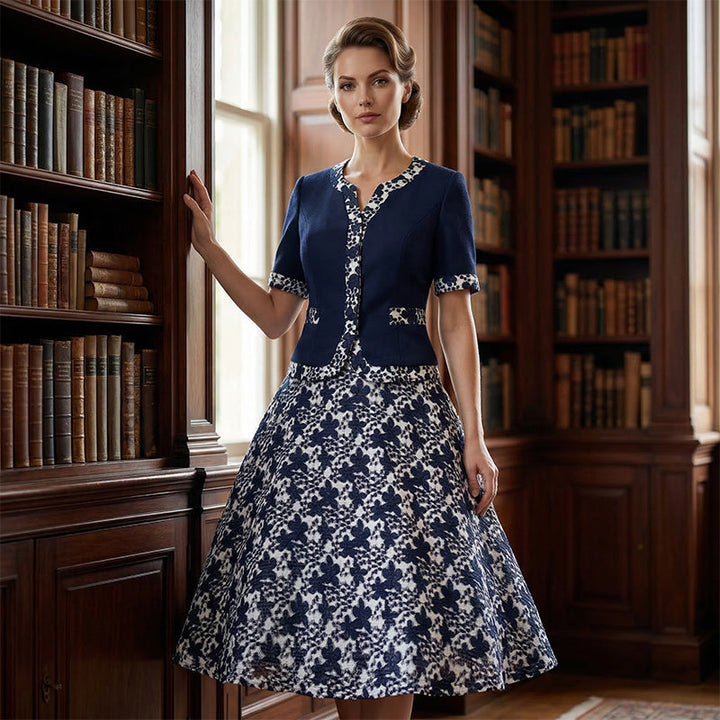 Jinia – A-Linien-Kleid Mit Blumenmuster