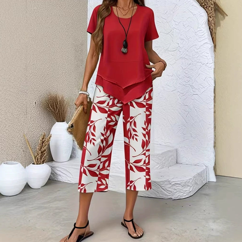 Deboria – Zweiteiliges Set Mit Kurzen Ärmeln