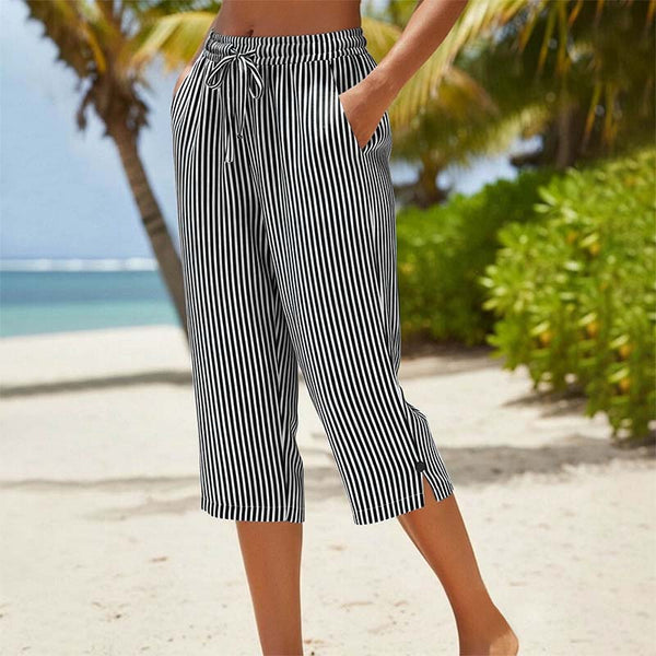 Neriah – Gestreifte Hose Mit Taschen