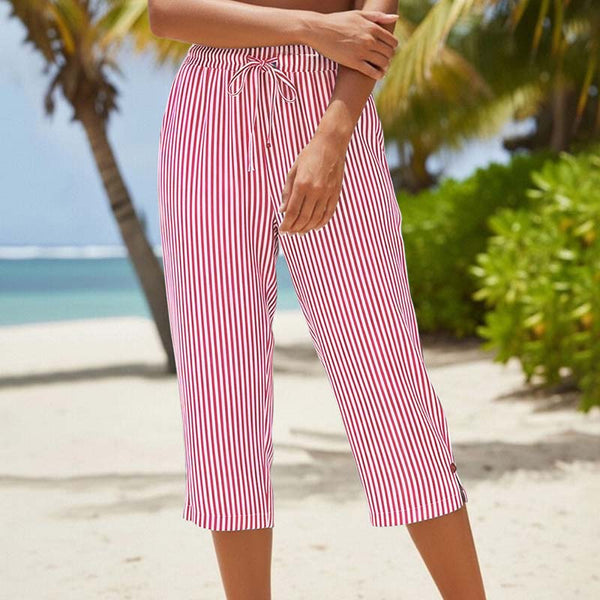 Neriah – Gestreifte Hose Mit Taschen