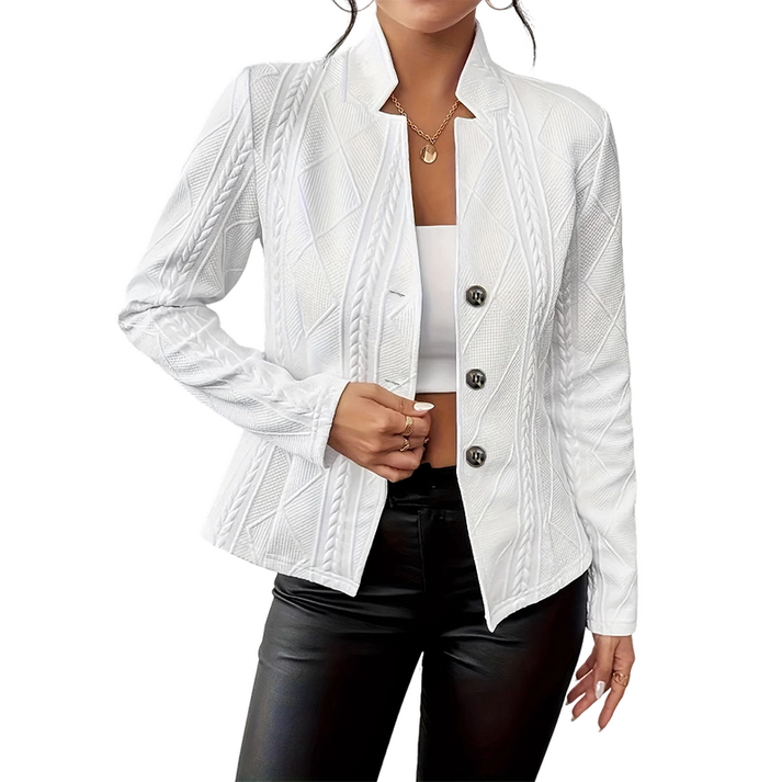 Begem - Blazer in Slim Fit Passform Mit Strickoptik