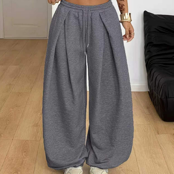 Oumarou - Plissierte Weite Jogginghose
