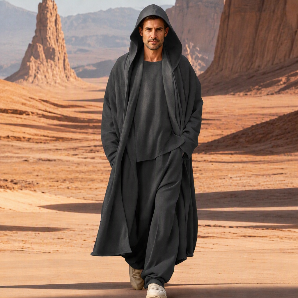 Calum – Dreiteiliges Set Mit Hose Mit Weitem Bein