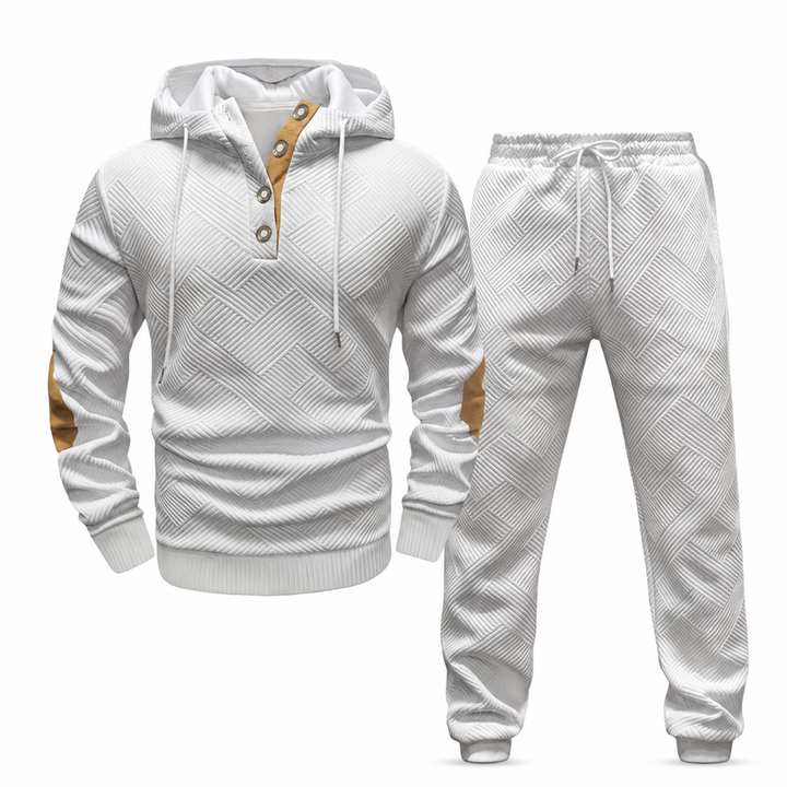 Jericho - Zweiteiliges Jacquard Trainingsanzug Set