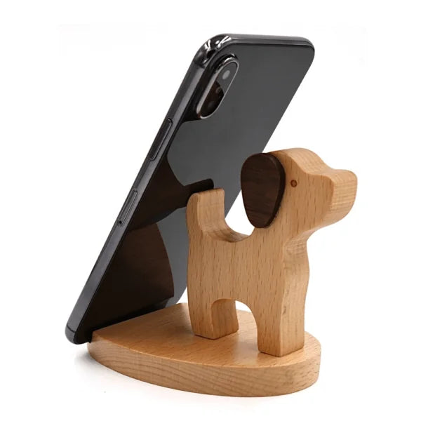 Woodstand – Handgefertigter Handyhalter aus Holz
