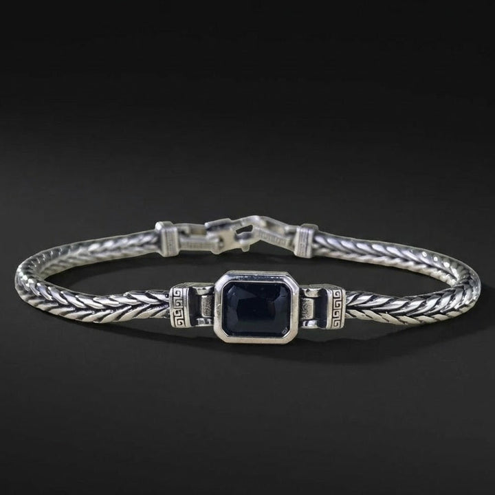 DarkCharm – Armband mit Onyx-Edelsteinen
