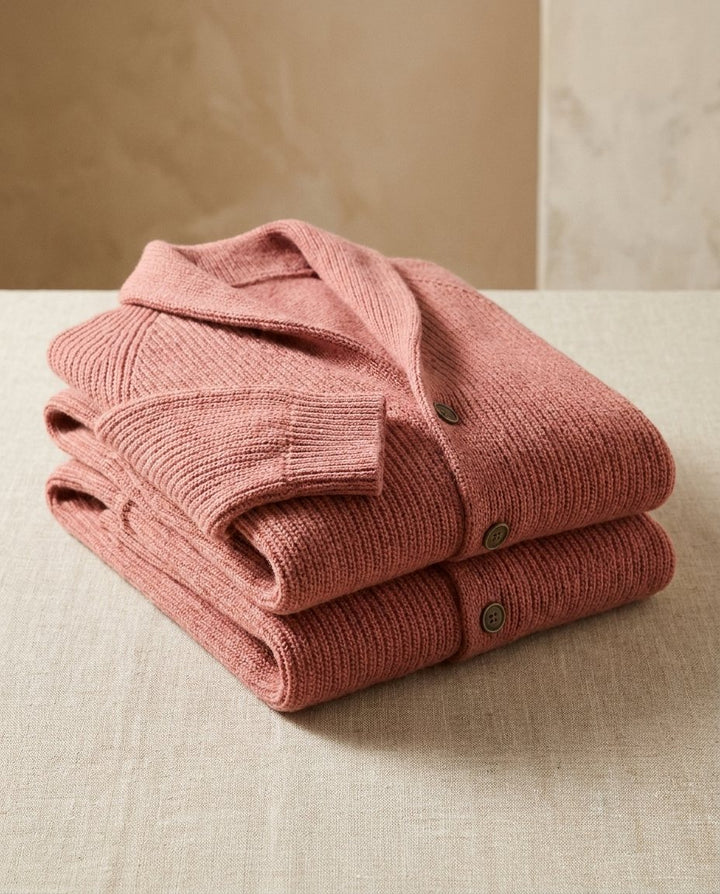 Jirri – Strickjacke Mit Schalkragen Und Knopfleiste