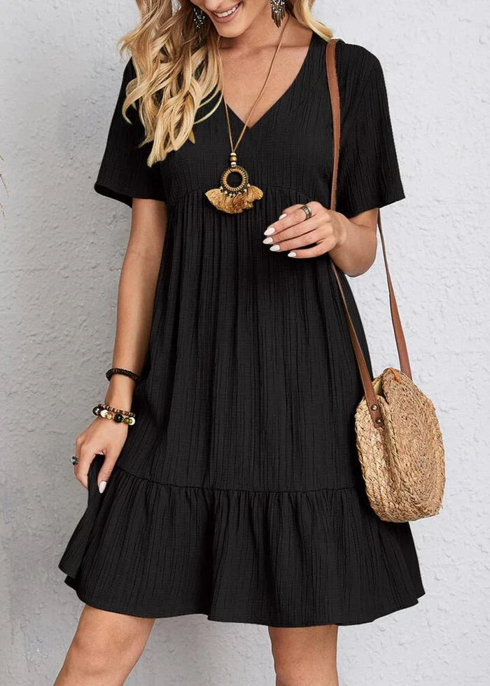 Lorene – Elegantes Bauch Schmeichelhaft Kleid