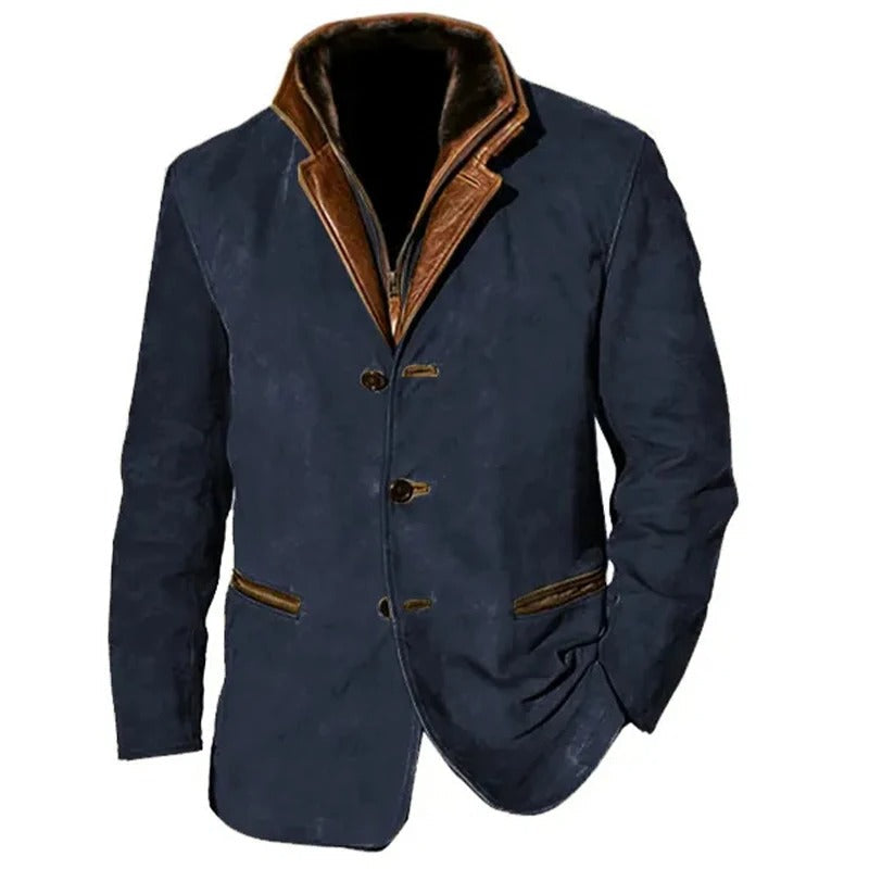 Cesario – Klassische Vintage Leder Jacke