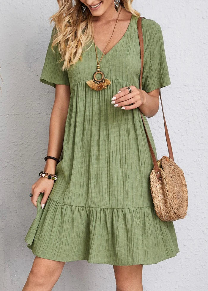 Lorene – Elegantes Bauch Schmeichelhaft Kleid