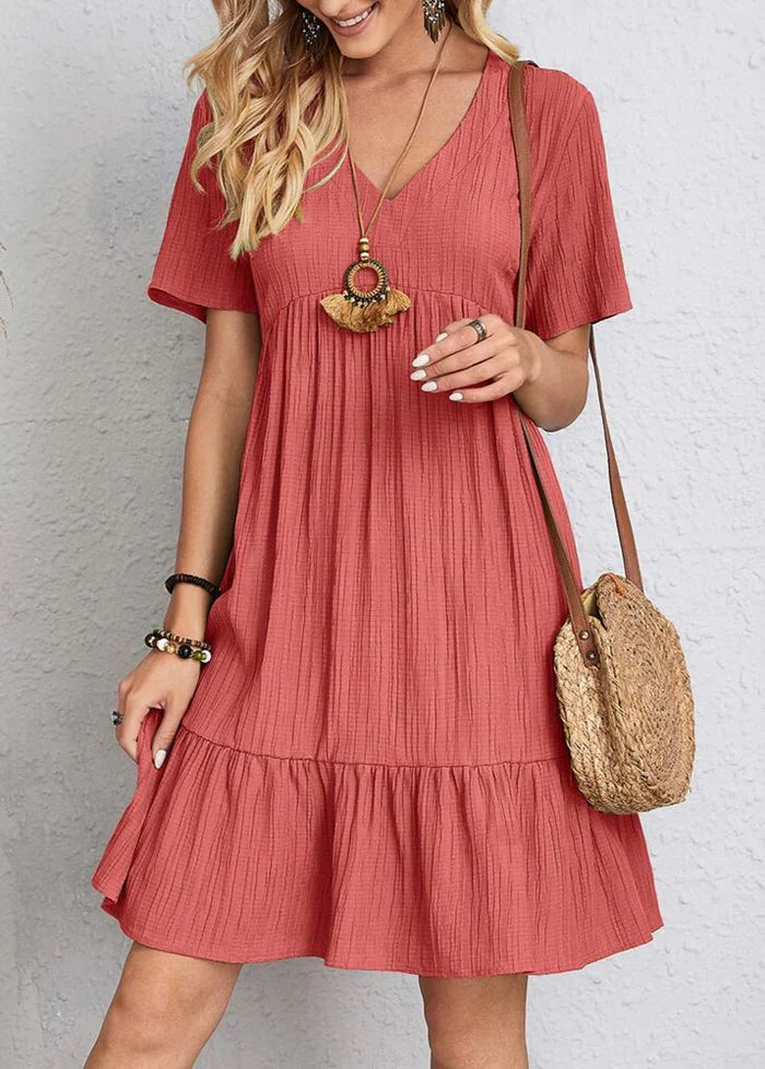 Lorene – Elegantes Bauch Schmeichelhaft Kleid