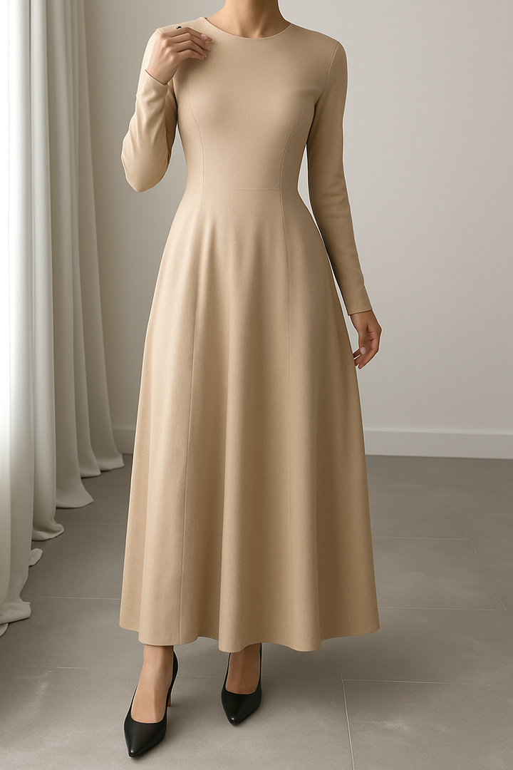 Fridah - Elegantes Langes Kleid