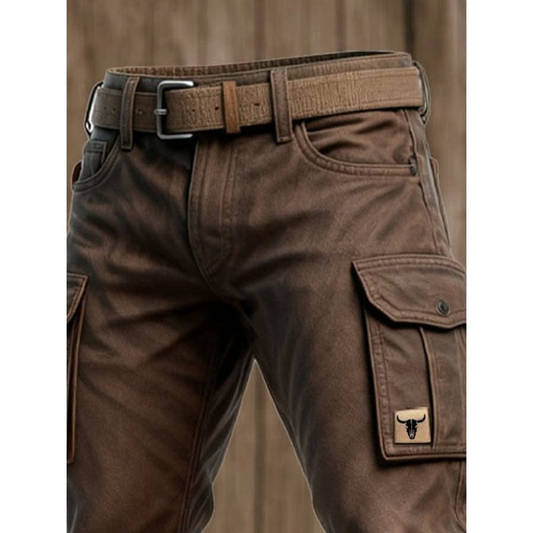 Jaeff – Lässige Fracht-Hose in Slim-Fit-Passform