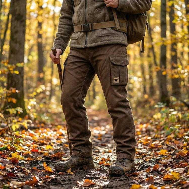 Jaeff – Lässige Fracht-Hose in Slim-Fit-Passform