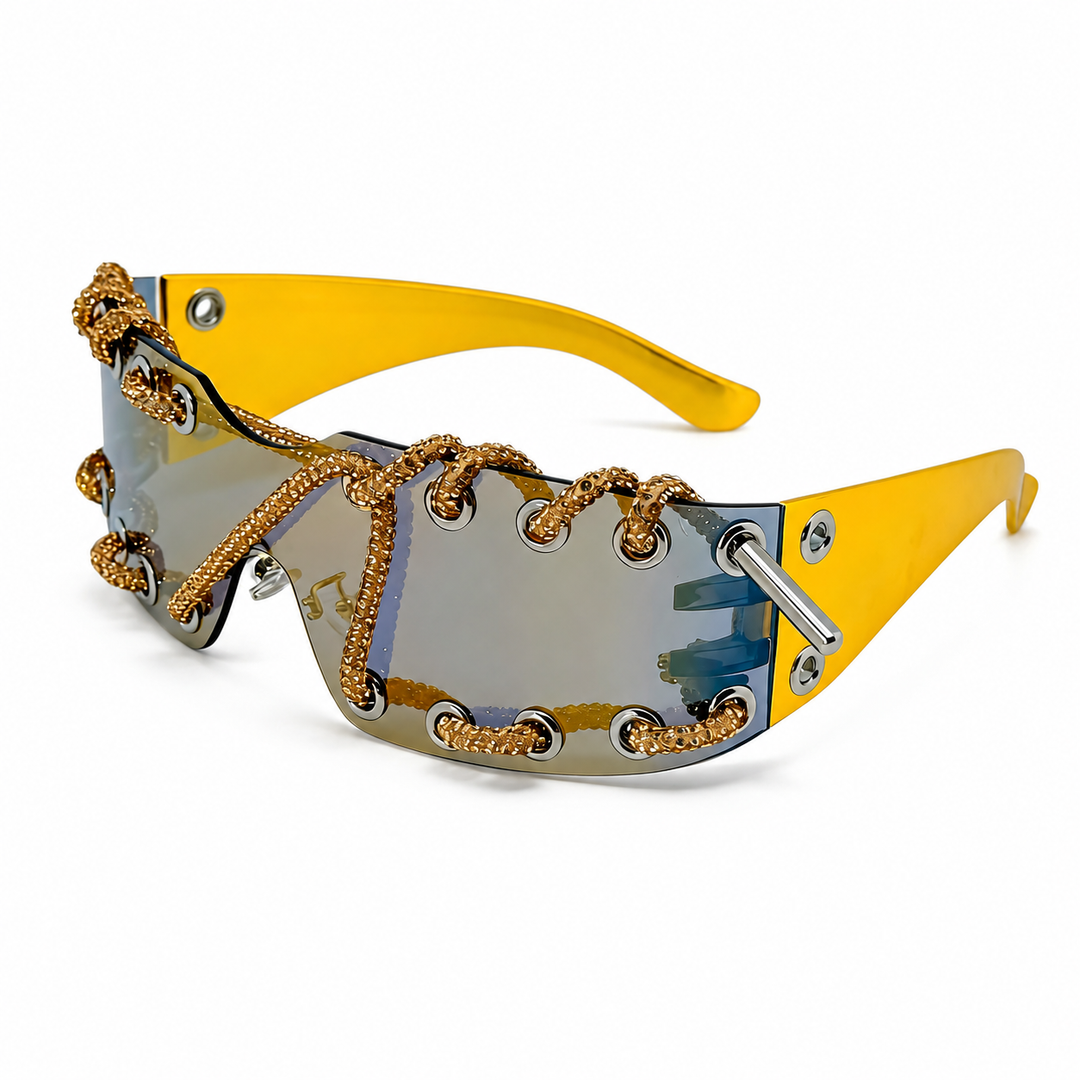 ChainShade - Modische Sonnenbrille Mit Nieten