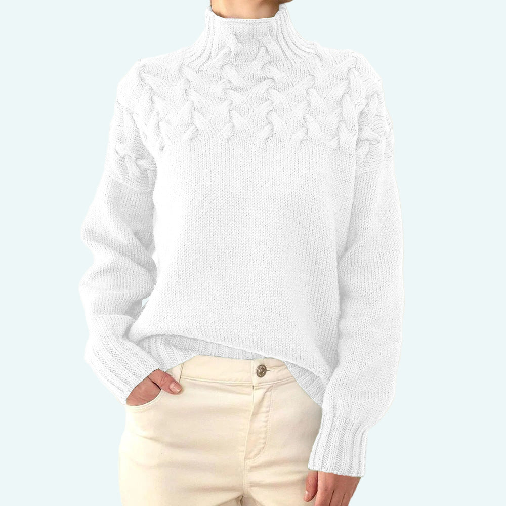 Farrah - Eleganter Strickpullover Mit Rollkragen