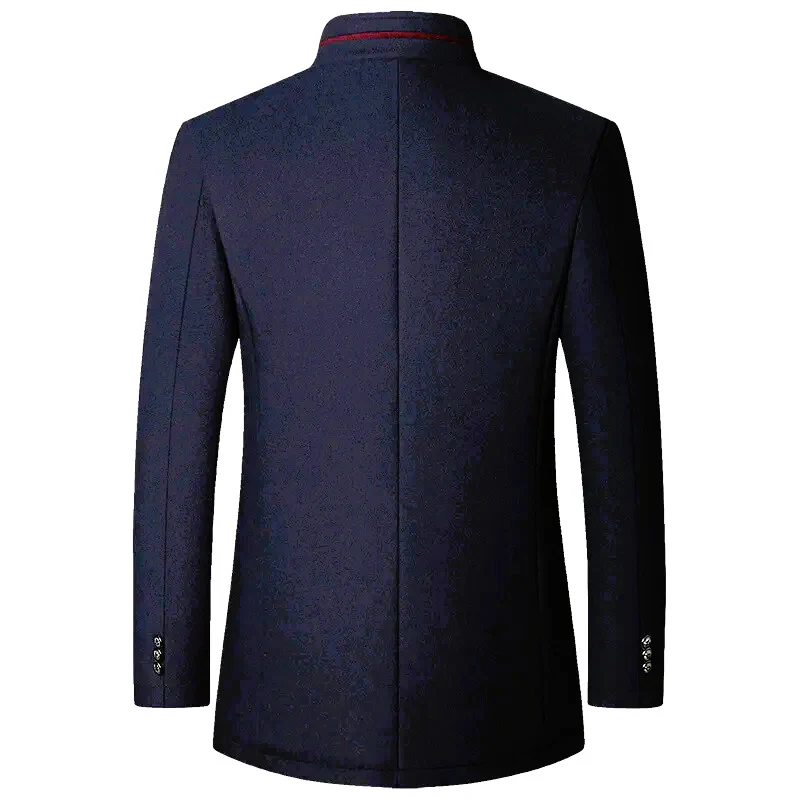 Maldini – Eleganter Wollmantel Mit Knöpfen Vorne
