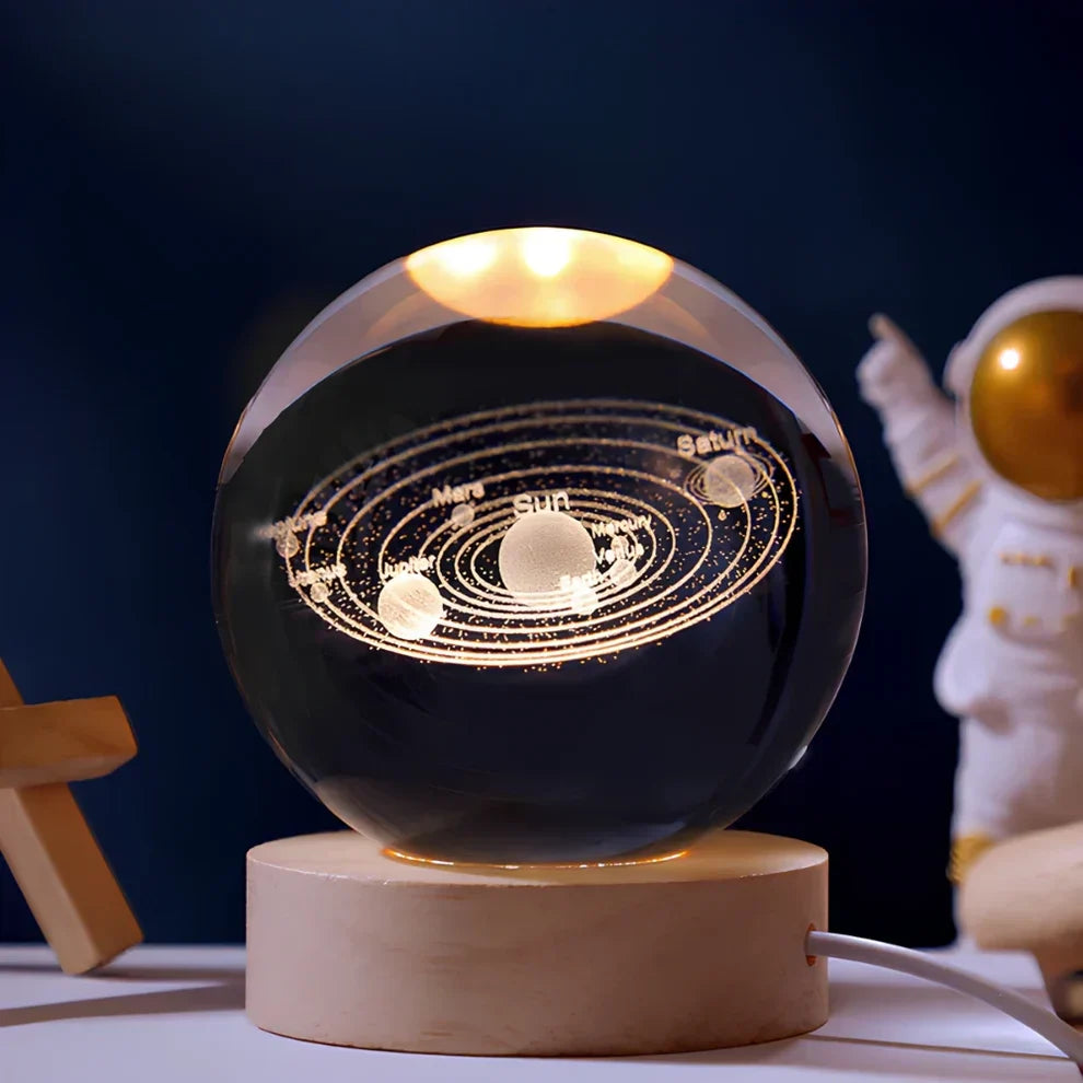 Glow Sphere – Leuchtende Kristallkugel Lampe